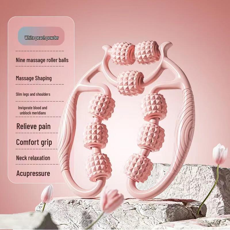 WEZHO 9-Wheel Muscle Roller Massager