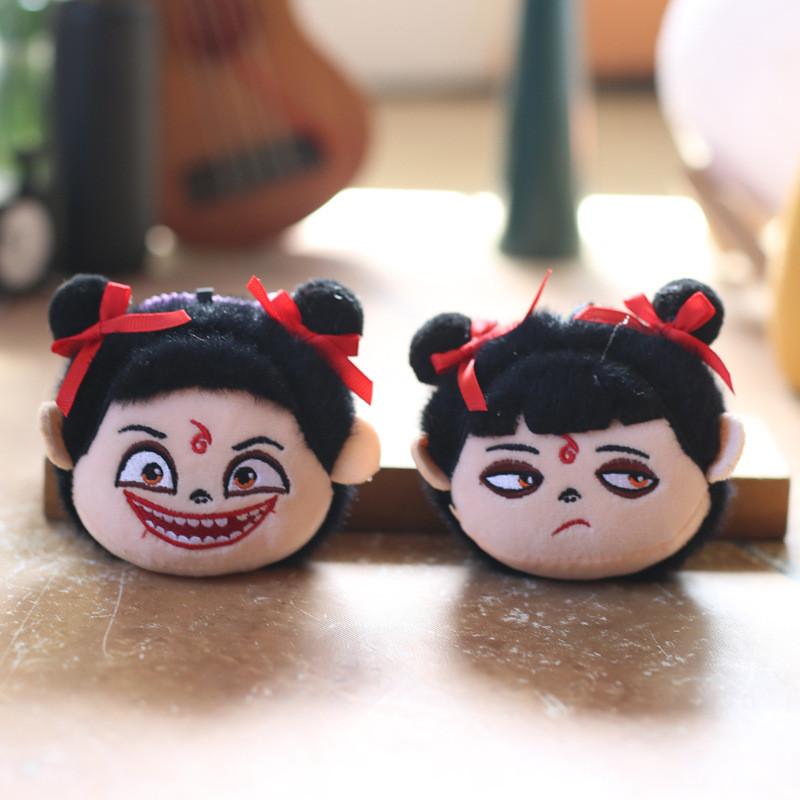 Nezha And Aobing Plush Doll Pp Cotton Plush Keychain Collectors Gift For Fans