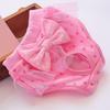 Pink Tone Pet Sanitary Pant Bow Decor Pet Short Pant Dog Physiological Pant  Dog Estrus Care