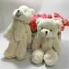 Pearl Velvet Joint Bear Toys Malý přívěsek Mini roztomilí medvídci Hračka Měkká vycpaná zvířátka pro děti 13CM