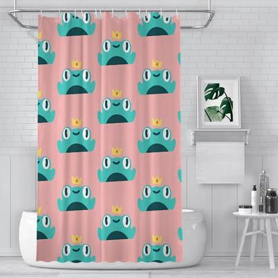 B-Froggio Bathroom Shower Curtains Frog Pet Lover Waterproof Partition Curtain Funny Home Decor Accessories&5