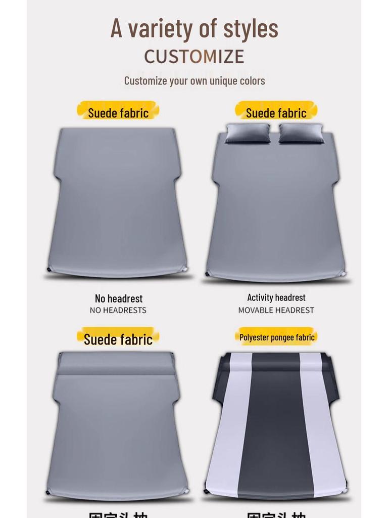 Ford Mustang Inflatable Car Mattress: Automatic Rear Seat Sleeping Pad for Trunk