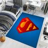 Movie S-Superman Logo Cool Art ML Hogar Bedside Rug Kitchen Bath Floor Mat Hallway Balcony Carpet Entrance Doormat Decor Home