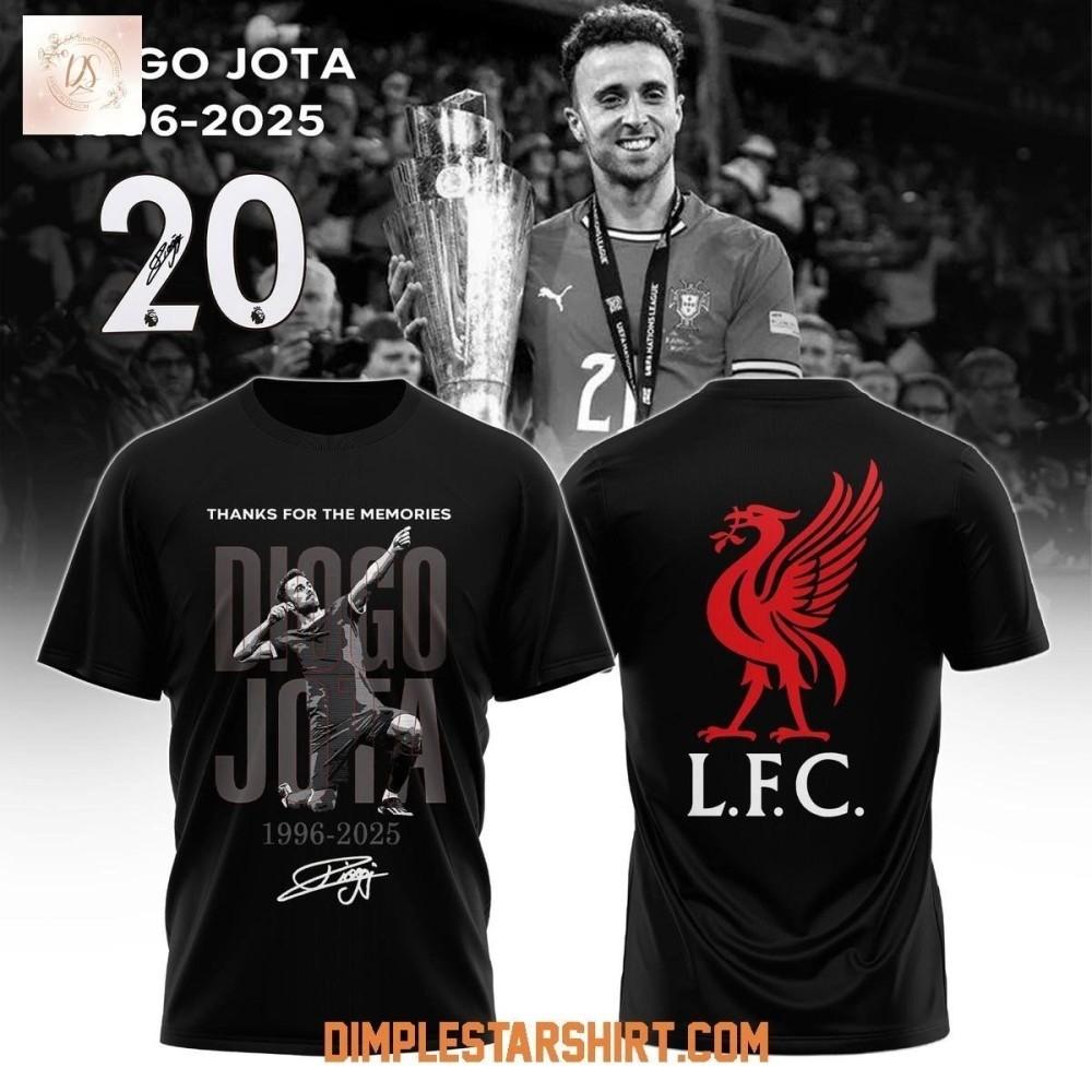 Diogo Jota Thank You For The Memories 1996-2026 Shirt twoside PP2173 L