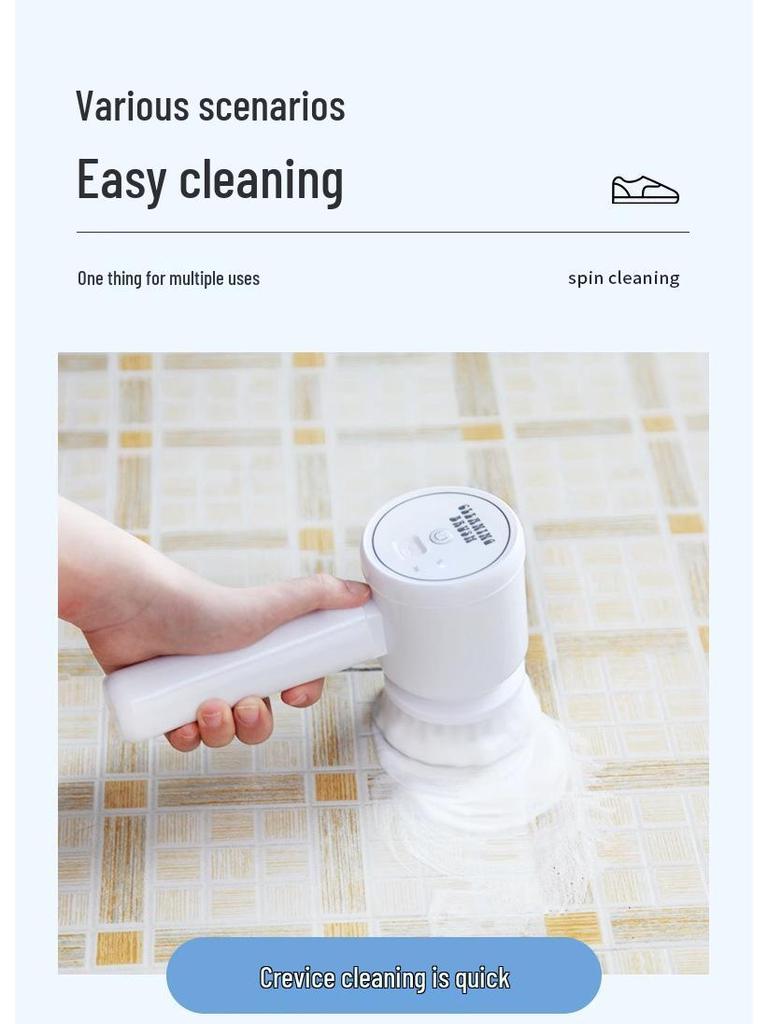 Exclusiv pentru utilizatori noi: Perie electrică portabilă pentru curățat și lustruit pantofi