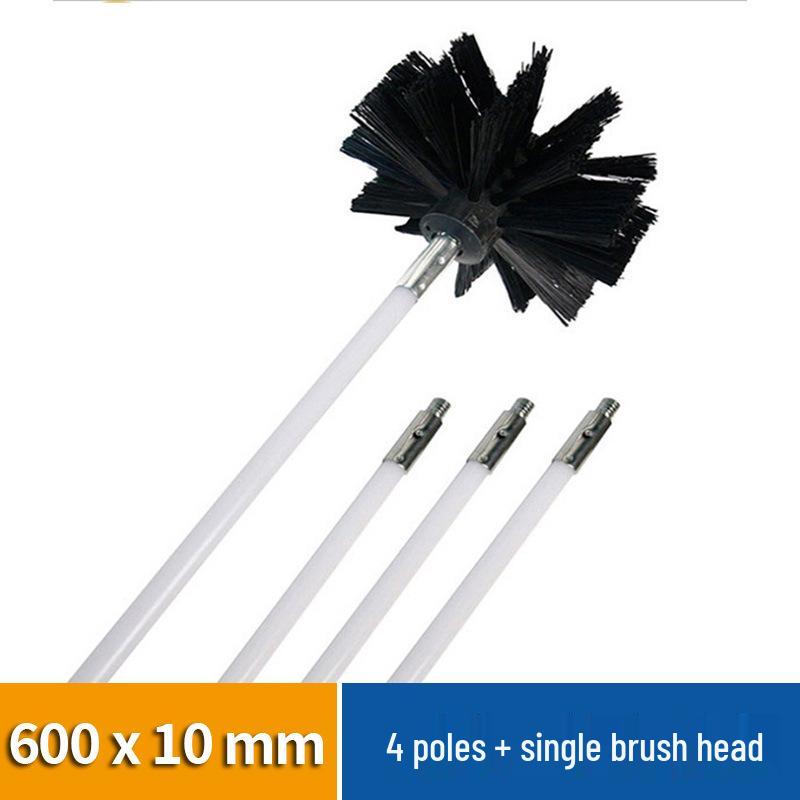 

Гнучка щітка для димоходу з подовженим стрижнем для очищення внутрішніх отворів