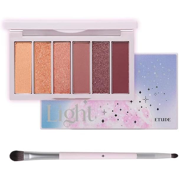 [Официальный Etude] Парад Света Палитра теней для век Mini Rose Wine Специальный набор/Набор теней для век и кистей/Рождественский набор