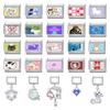 New Lovely Cat Dog Rabbit Flower Heart Strawberry Italian Charm Links Fit 9MM Stainless Steel Bracelet Women Men DIY Making Gift