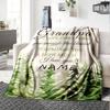 Grandpa Love Blanket Lightweight Customizable Blanket Customize Your Name Warmthful Decor For Sofa Couch Office Bed Picnics Four Seasons Multipurpose
