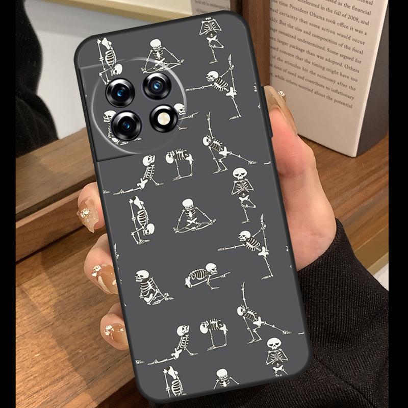 Skeleton Yoga Case For OnePlus 13T 10T 15R 10R 12R 13R 13 12 11 9 10 Pro Nord CE 5 2 3 4 Lite N20 N30 Cover