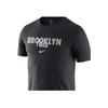 Nike טי שירט שרוול קצר NBA Dri-Fit ברוקלין נטס גברים טופים שחור CV1219-010