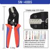 SN-48BS Crimping Tool for Spade Terminals: Cold Crimp Pliers for 2.8/4.8/6.3 Circuit Repair