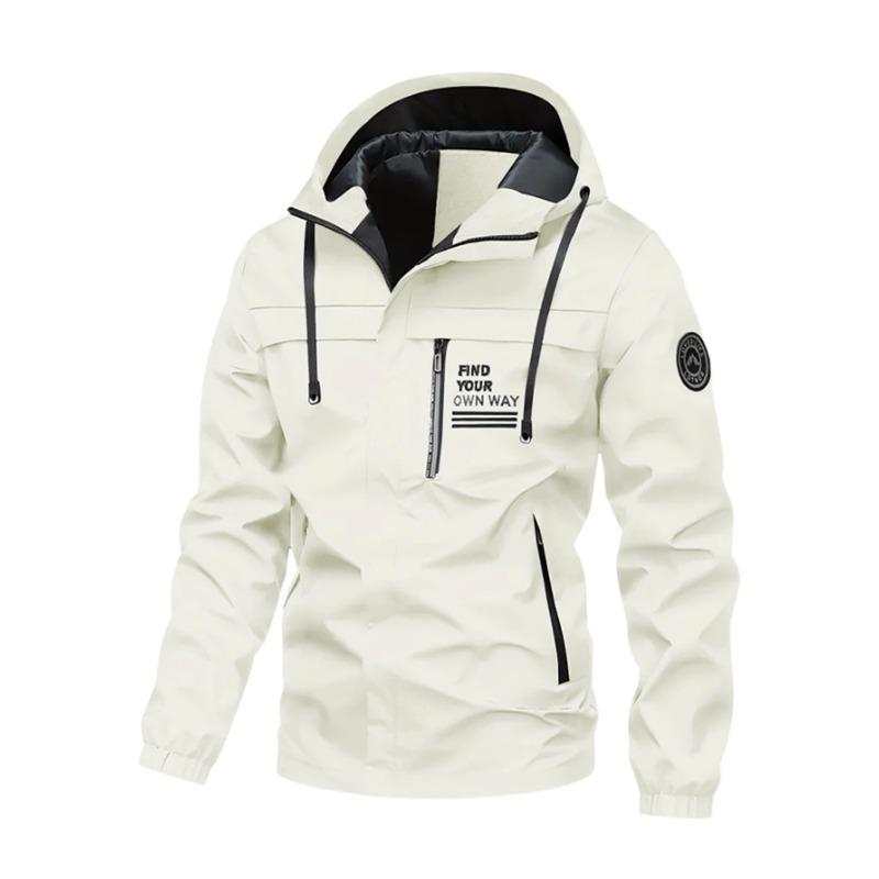 Waterproof Jacket for Men's New Winter Jacket for Men Casual Outdoor Plus Velvet Jacket for Men