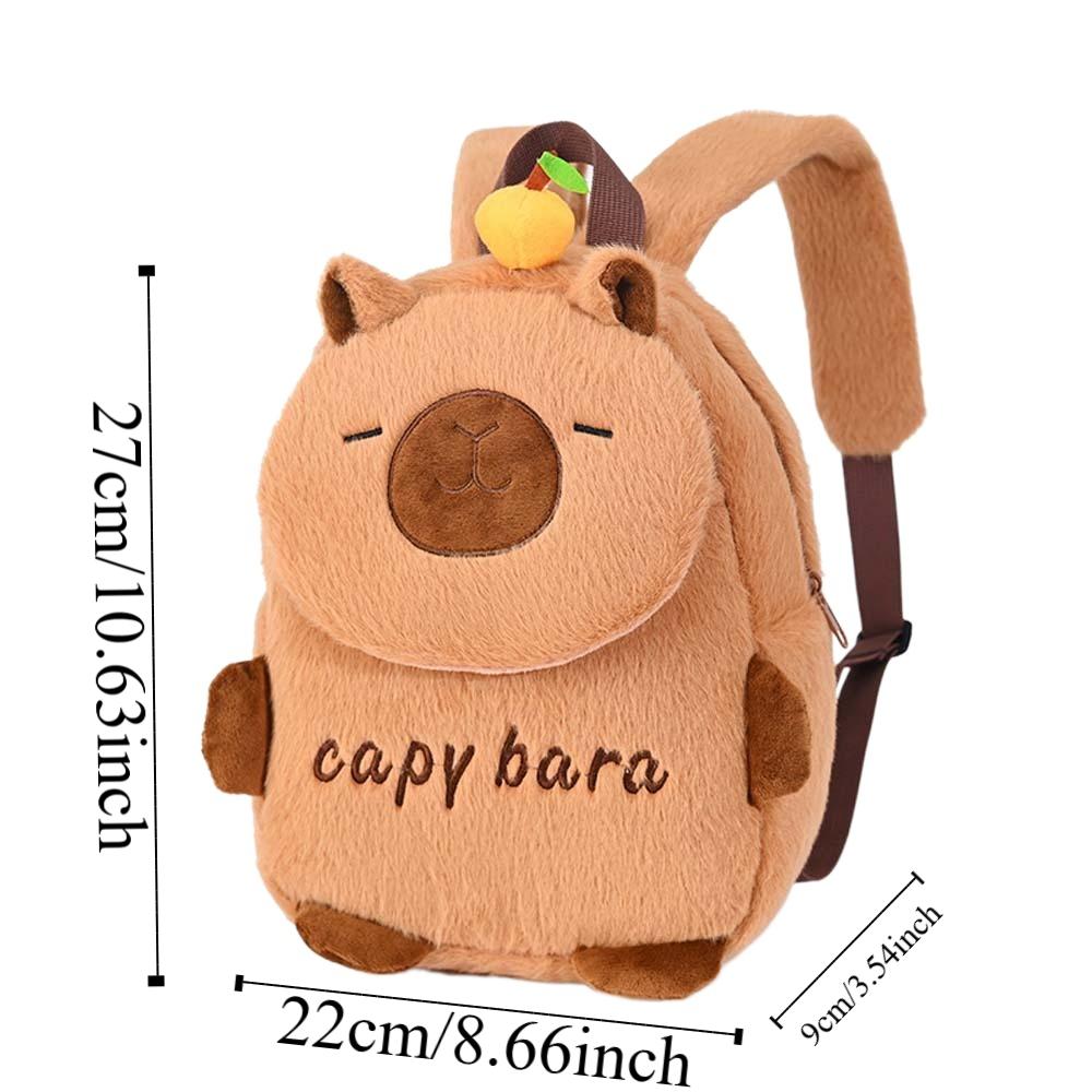 PP Cotton Cartoon Animal Daypack Embroidered Large Capacity School Bag  Daily