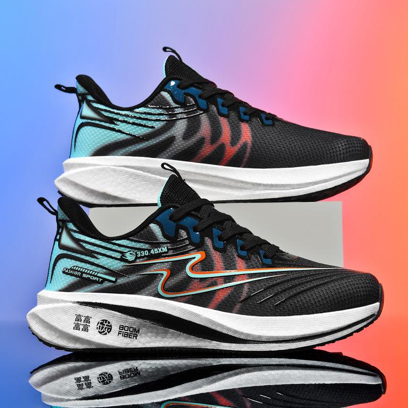 Sports and leisure shoes Men's shoes High School Entrance Examination shoes Physical testing shoes Large size 48 Running shoes Men's spring cushioning