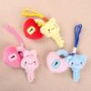 Keychain Heart Lock Plush Toy With Soft Short Plush For Girls Birthday Gift Accessories