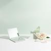 Portable Folding Rose Mirror: Compact HD Double-Sided Makeup Mirror with Flip-Top Design