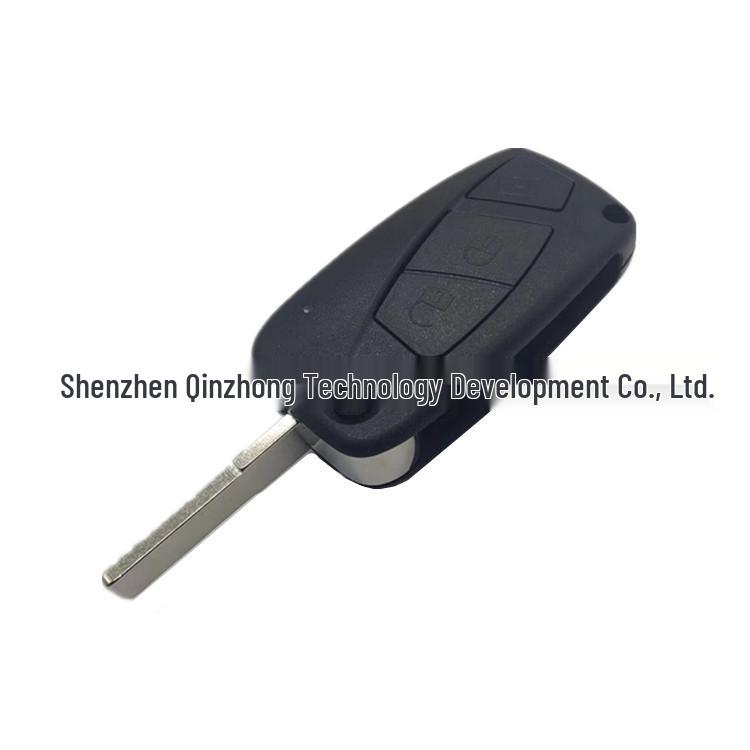 Fiat 3-Button Folding Car Key Shell with Back Cover