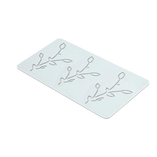 Baking Mold Leaf Pattern Food Grade Flexible Cake Decoration No Odor Fondant Molds Vintage Curlicues