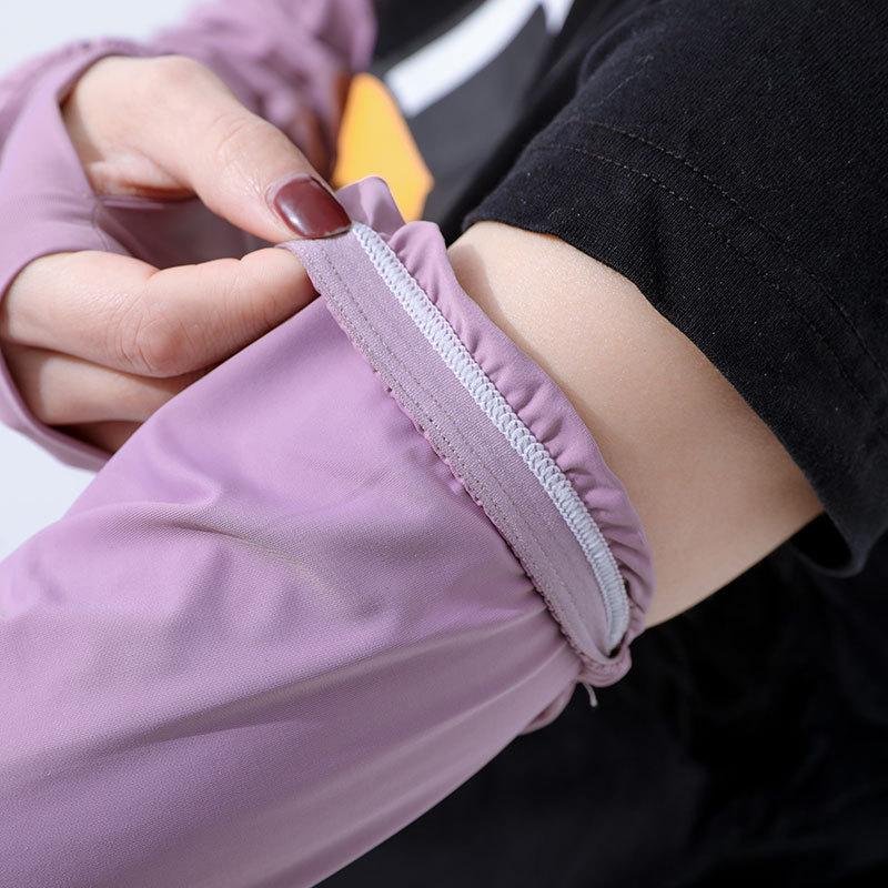 Sunscreen Sleeves Ice Sleeves Women's Spring and Summer Loose Thin UV Sleeves Arm Guard Gloves Ice Sleeves