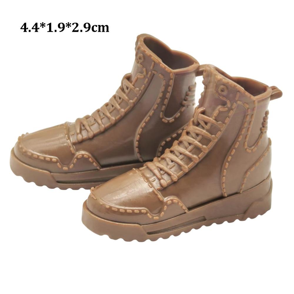 1Pair Multistyles 1/6 Doll Shoes Plastic Shoes Clothes Accessories Fit Foot Length 2cm Dolls