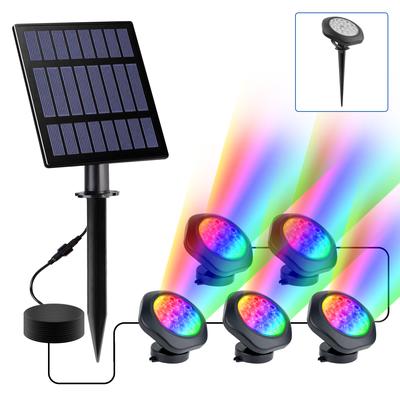 2/3/5 licht Solar Unterwasser Lichter Outdoor Solar LED Pool Licht Dekoration Lichter für Teich Brunnen Aquarium Terrasse Rasen Licht
