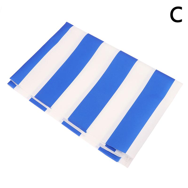 420D  Striped Print Oxford Fabric Waterproof Fabric Canopy Tent Umbrella Cloth Pu Coated 50X150Cm Sunshade