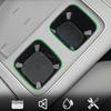 For NIO ES8  2024 Car Center Console Cup Holder TPE Sleeve Anti-slip Mat Central Waterproof Interior Protector Accessories