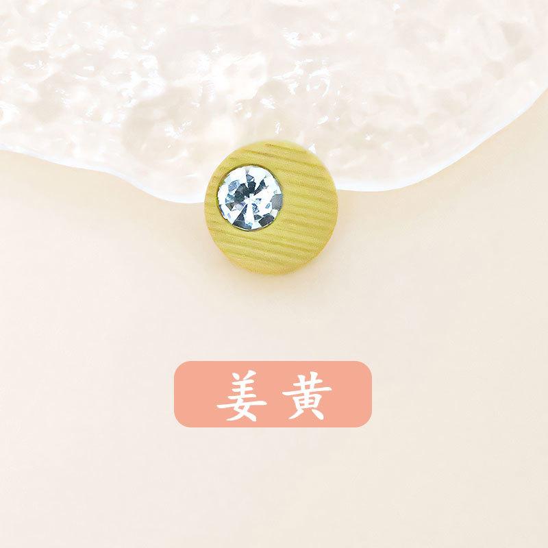 Resin Buttons With Diamonds, Small Buttons, Shirt Buttons, Cufflinks, Chiffon Shirt Buttons, Clothing Accessories.