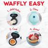 350W 110/220V Household Nonstick Ice Cream Bowls Maker Egg Tart Machine Mini Breakfast Waffle Bowls Machine