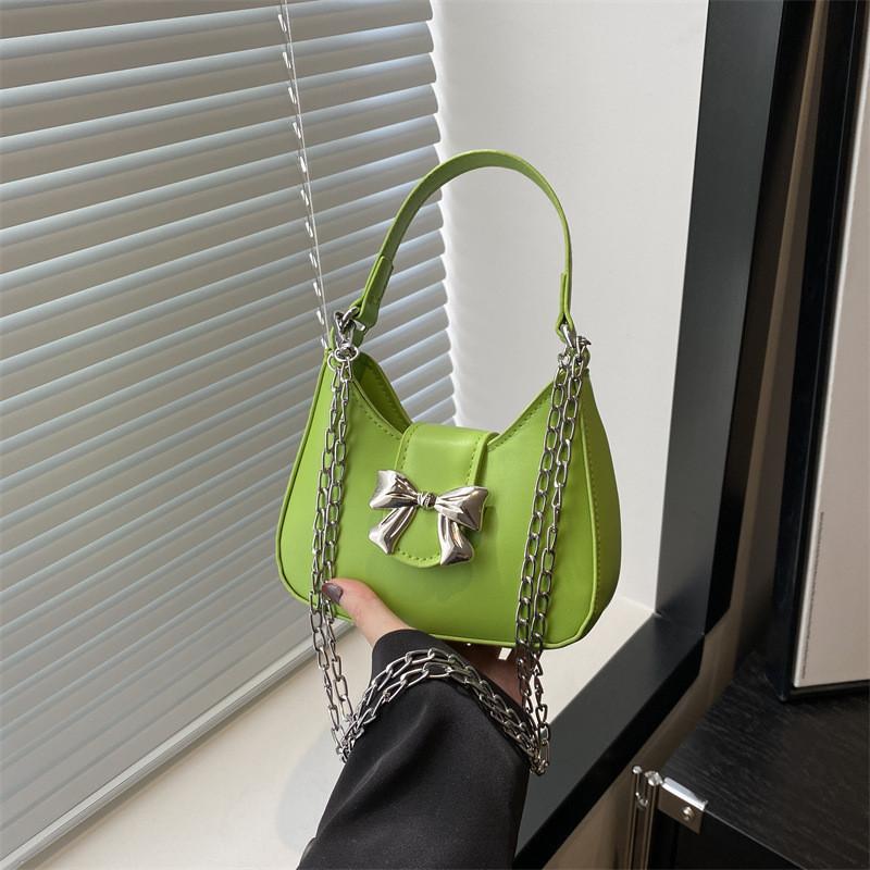 Fashionable Stylish Handheld Underarm Bag With Bow Detail For Women Trendy 2024