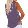 Spring and Summer New Vest V-neck Pocket Loose Casual Plus Size Top for Women