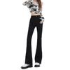 Simple Autumn and Winter New Micro-flared Jeans for Women, High Waist and Thin, Horseshoe Pants