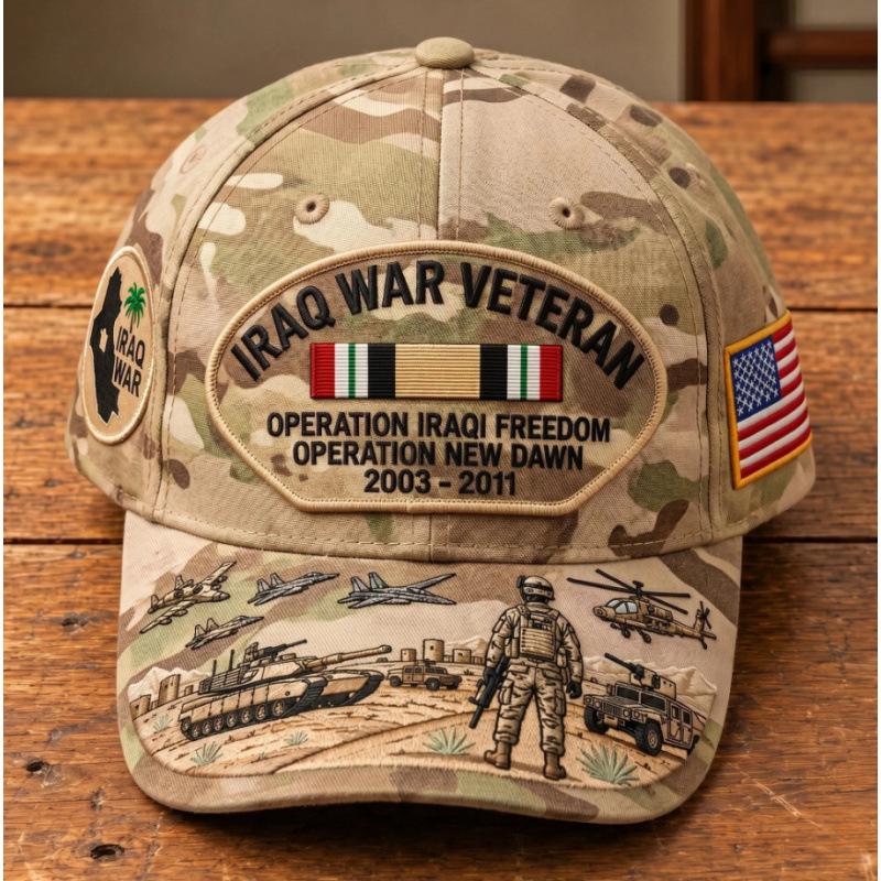 New American Anniversary Baseball Cap D Digital Printing Baseball Cap American Retro Cap