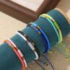 Multicolor Heishi Beaded Natural Stone Adjustable Bracelet Set for Women Bohemian Jewelry Gift