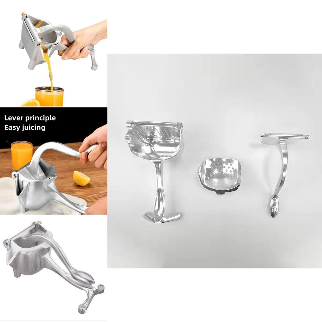 Manuell juicepress av premiumkvalitet i aluminiumlegering för enkel och rolig pressning av citrusfrukter