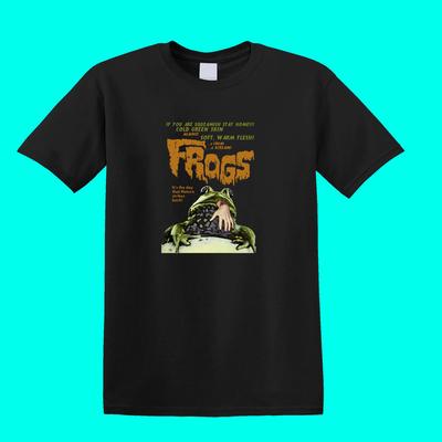 1970s Cult Nature Strikes Back Frogs Horror Movie Black White Size S To 5XL