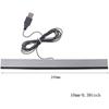 USB Sensor Bar Wired Infrared IR Signal Ray Sensor Replacement IR Ray Sensor Bar for Wii Console