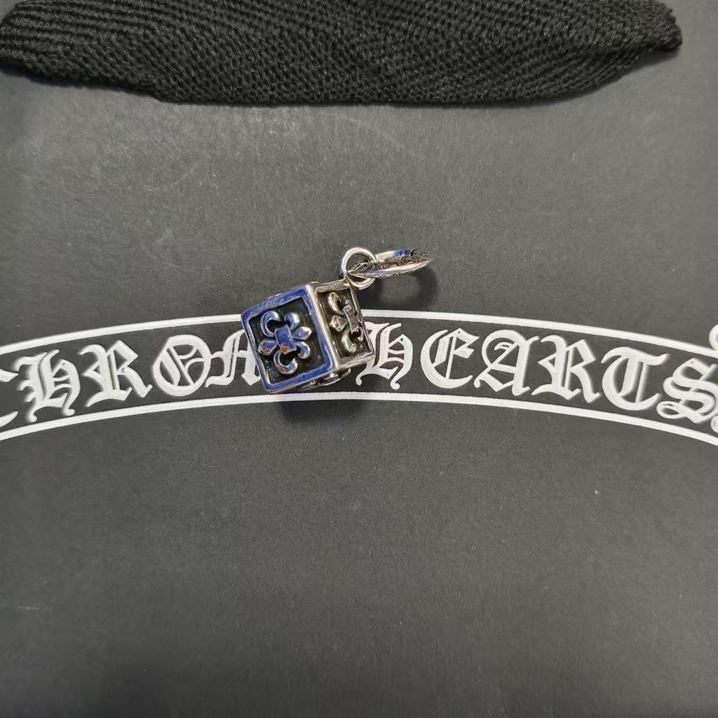 CH Kroko Pendant Collection: Trendy Thai Silver S925 Accessories for Men & Women - Retro Cross, Sword, Hexagram, Bullet Designs