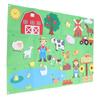 Farm Animals Felt Story Board Set Farmhouse Themed Storytelling Felt Board with 34pcs Accessories