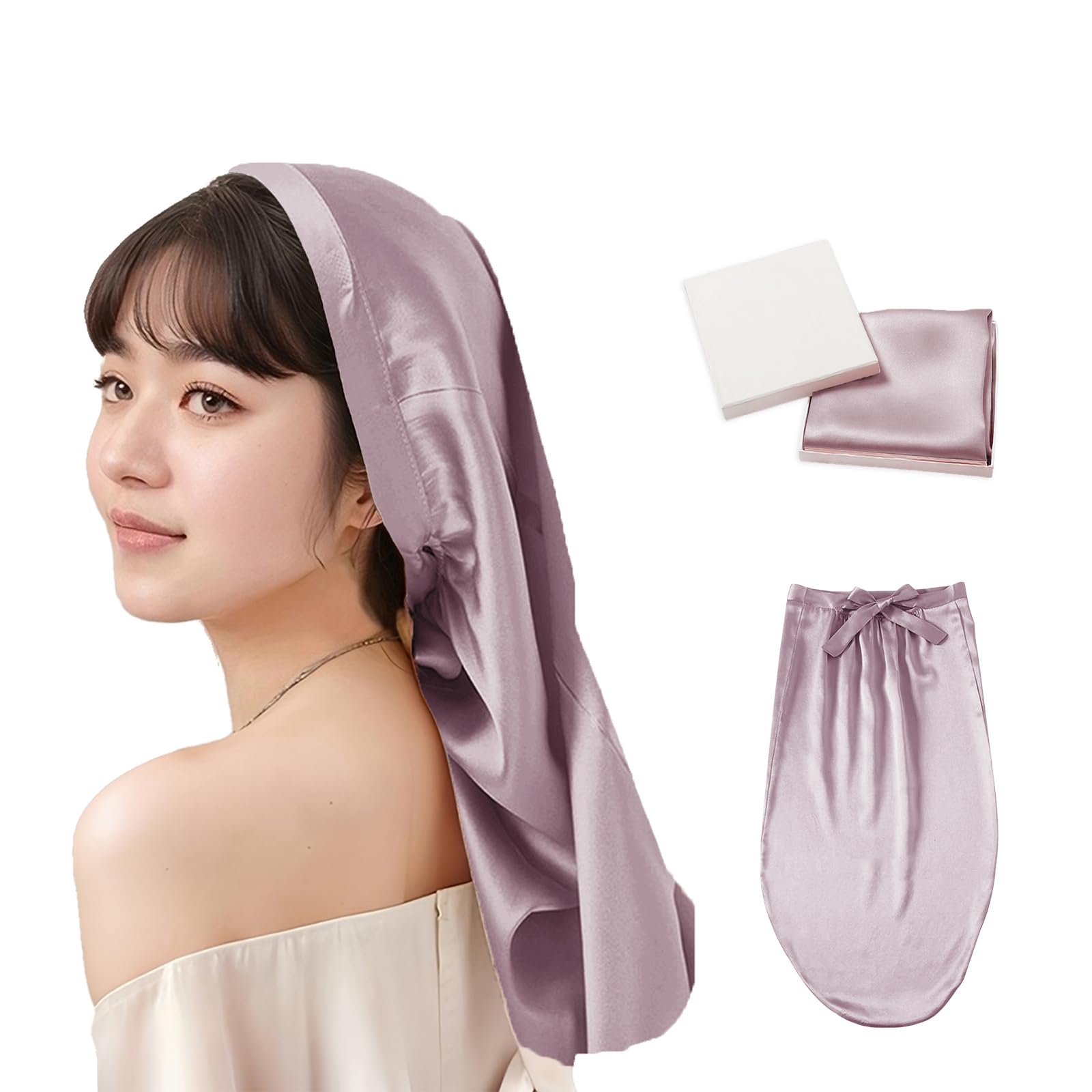 

Ночной колпак Innodenki для длинных цилиндрических волос Предотвращает Уменьшает для Включает простой подарок Туманно-фиолетовые волосы, Колпак, Увлажняющий, Беспорядок на голове, Трение,