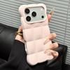 3D Cloud Puff Silicone Phone Case For IPhone14 15 16 17 Pro Max, Solid Color Cute Full Wrap Shockproof Protective Cover