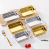 Practical Rectangular Cake Tins Efficient Stainless Steel Oven Tray For Roasting Baking Healthy And Rusts Resistant