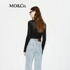 MO&Co. RECTO Baby Alpaca Seamless High-Neck Knit Sweater