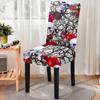 Elastic Skull Print Dining Chair Cover Strech Chair Slipcover Seat Cover For Kitchen Stool Home Party Hotel Decoration