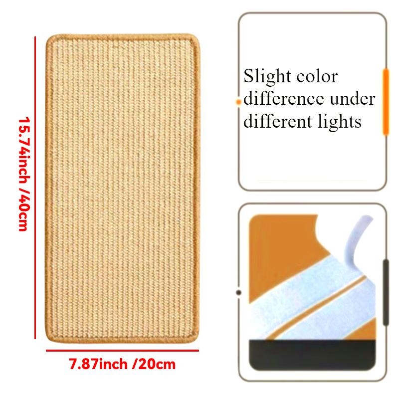

Durable Multi-Layer Hemp Rope Cat Scratcher, Sofa Corner Protector Invisible Adhesive, Ideal Easter Gift for Cats