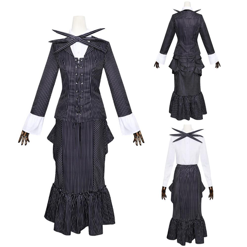 Nightmare The Before Christmas Cosplay Costume Adult Kids Halloween Party Gift