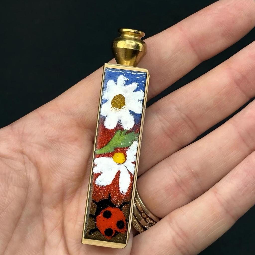 Vintage Enamel Floral Brass Address Phone Book Pocket Vintage Floral Phone Book Retro Pocket Address Notebook Easily Fits In Wallets And Pockets Uni