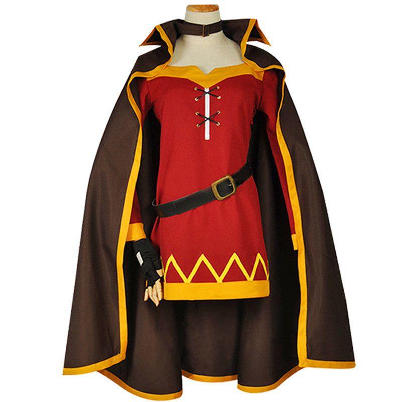 

Боги Коносуба Аниме Благословение на этот чудесный мир Мегумин Косплей Костюм Costume Set(No Wig),2XL