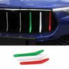 For Maserati Levante 2017-2024 ABS 3-Colors Front Grille Grill Mesh Strip Cover